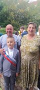 Исходная групповая фотография той же семьи